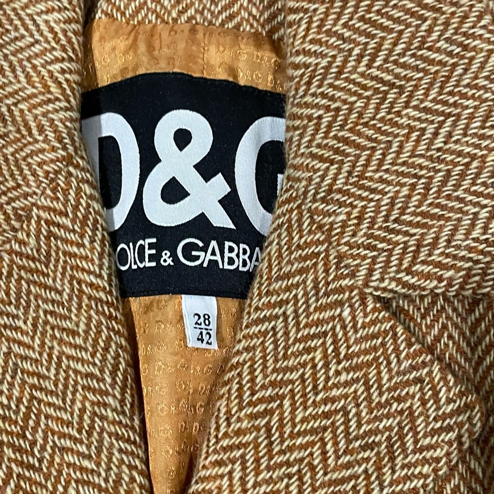Archival D&G RARE, VINTAGE & AUTHENTIC Tweed Skirt Suit. NWOT.